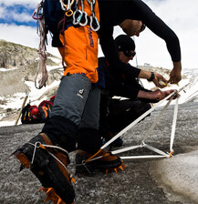 Fotosession auf dem Rhonegletscher, Schweiz