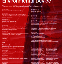 Material as Environmental Device_Program