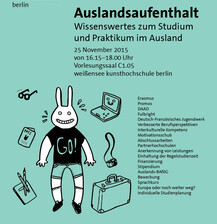 Infoveranstaltung Auslandsaufenthalt