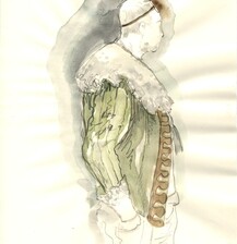 Bekleidete Figur/ 2.Stdj./ Mode