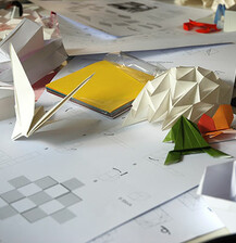 Origami - Interaktive Papierstrukturen