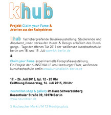 khub Einladungskarte Rück