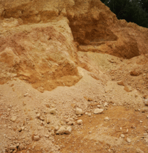 Rotes Kaolin