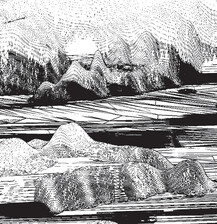 Frida Ortgies-Tonn, Detail aus "Topographische Simulation"