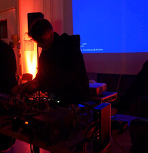 Live improvisation RASTER talk IDEA ID - Grischa Lichtenberger, Byetone and Friedrich Andreoni