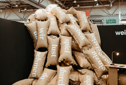 ❀ Räumliches Gestalten, Buchmessestand, 2019