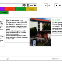 Website-Redesign der Weißensee Kunsthochschule