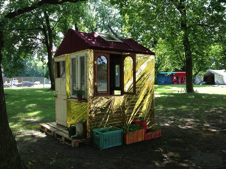 Testaufbau Stadtlabor Weinbergpark