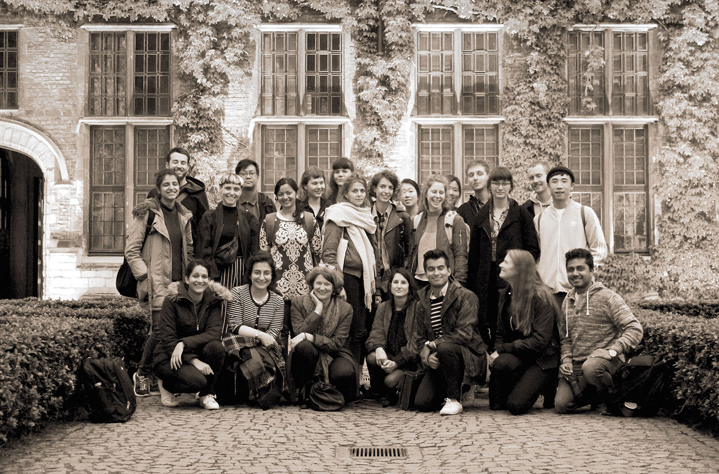 efnMobil UAntwerp_12_Group photo at the University of Antwerp