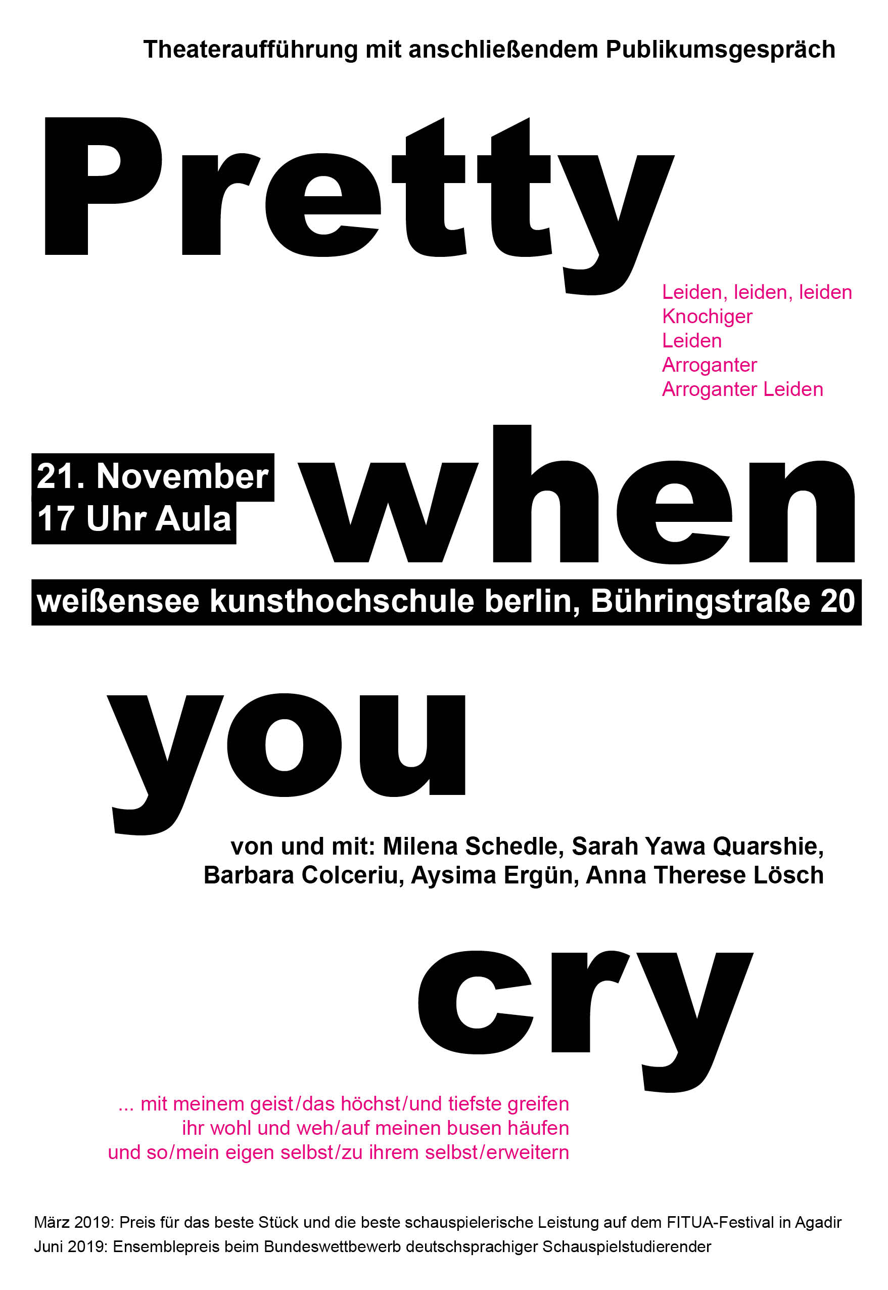 Pretty when you cry